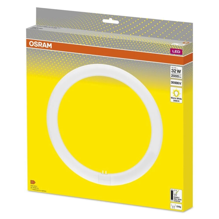 Tube fluorescent LED G10q/18,3W/230V 3000K - Osram
