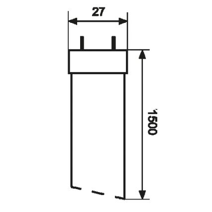 Tube fluorescent LED G13/23W/230V 150 cm