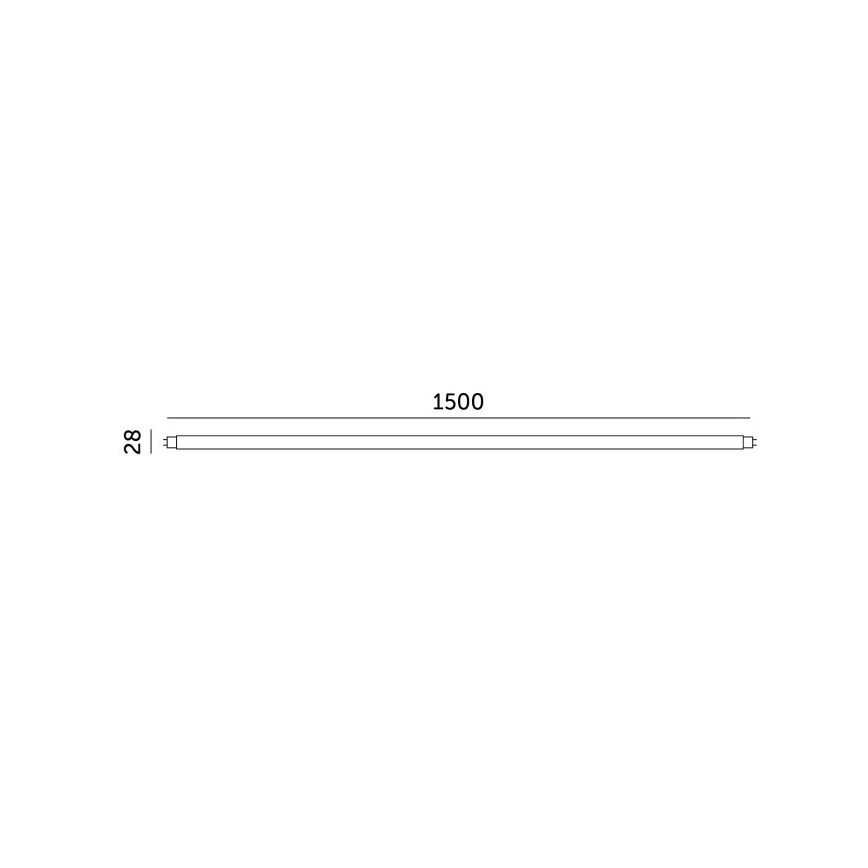 Tube fluorescent LED T8 G13/22W/230V 6500K 150 cm