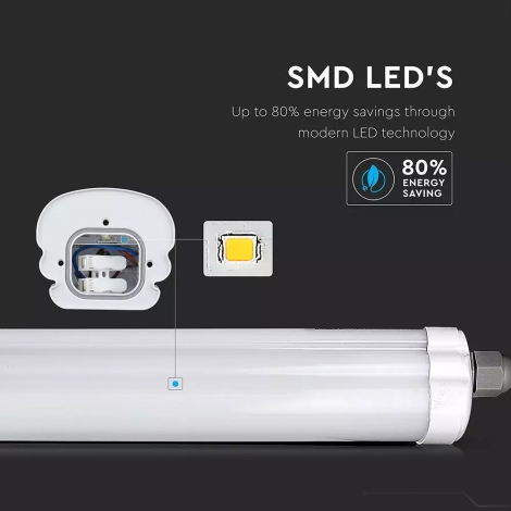 Tube LED industriel G-SERIES LED/48W/230V 6400K 150cm IP65