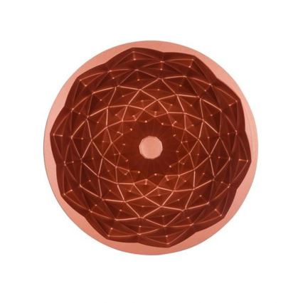 Tulbandvorm KITCHISIMO 24 cm diamant/koperkleurig