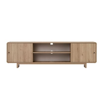 Tv-meubel KABIN 180x34 cm eiken