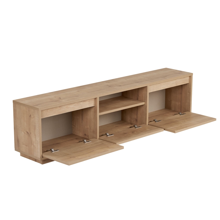 Tv-meubel KREDE 160x30 cm eiken