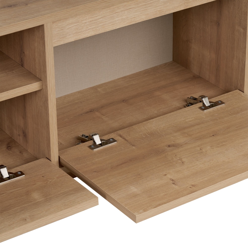 Tv-meubel KREDE 160x30 cm eiken