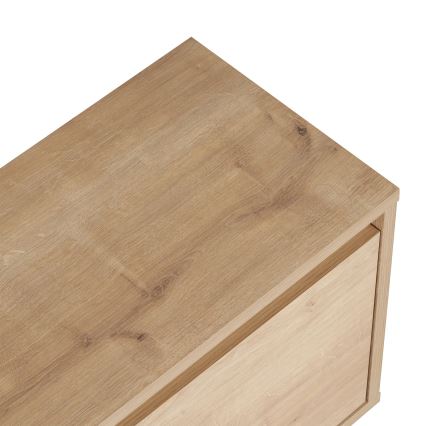 Tv-meubel KREDE 160x30 cm eiken