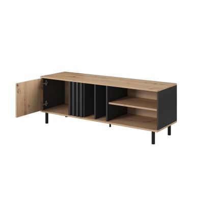 TV-tafel BADIA eiken/antraciet