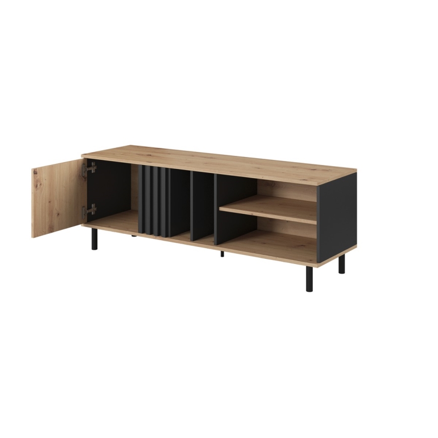 TV-tafel BADIA eiken/antraciet