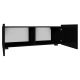 TV tafel CALABRINI 37x100 cm zwart