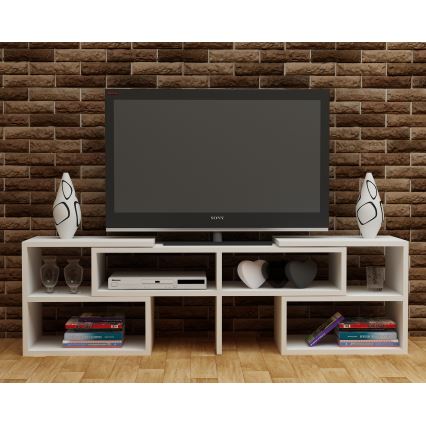 TV Tafel CARE 40x136,8 cm wit