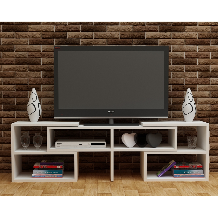 TV Tafel CARE 40x136,8 cm wit