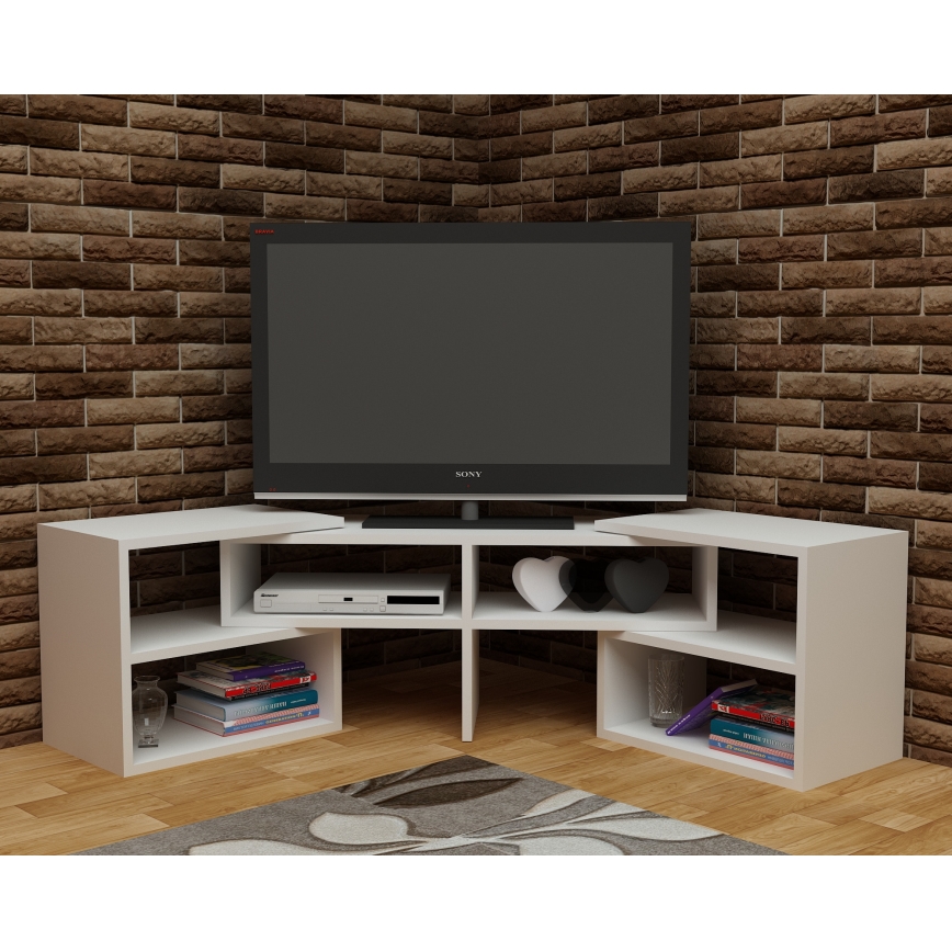 TV Tafel CARE 40x136,8 cm wit