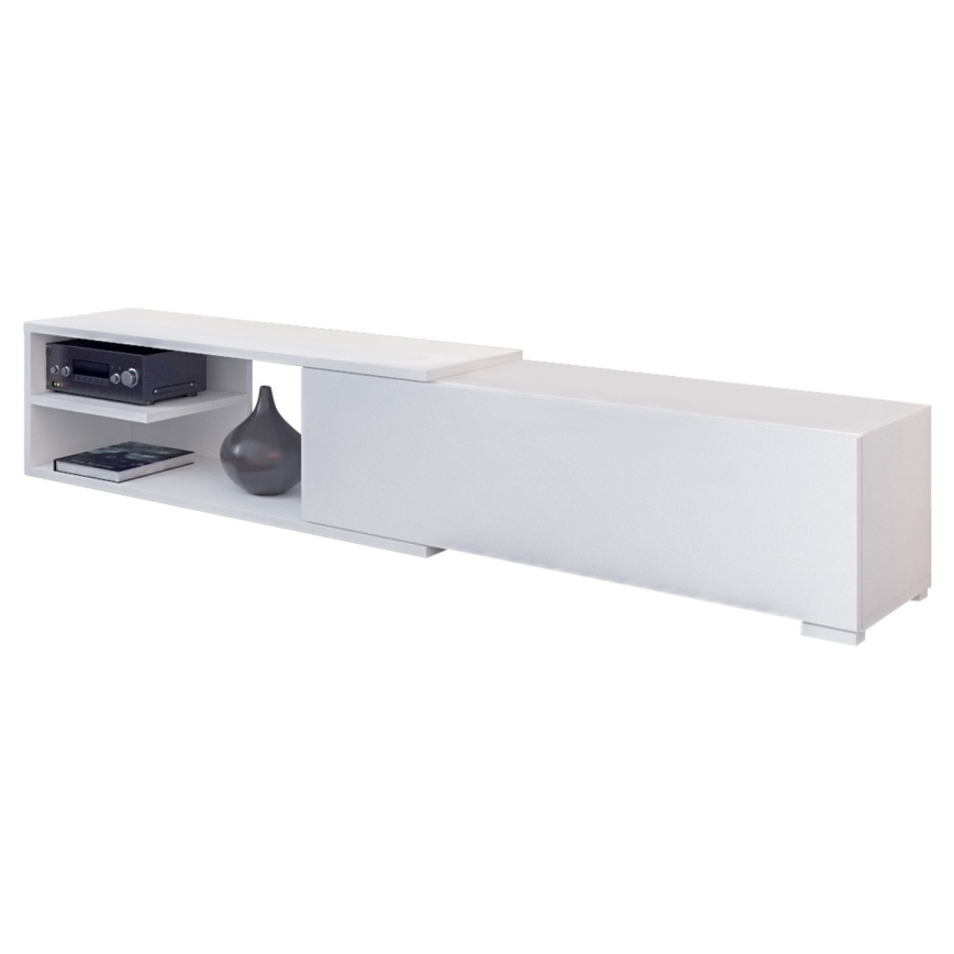 TV tafel CLIF 40x180 cm wit