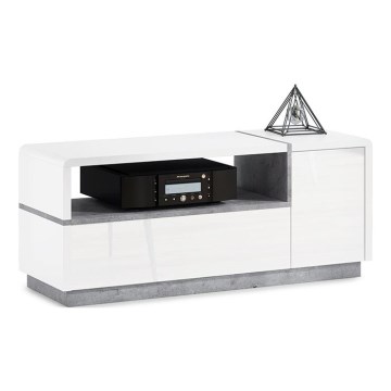 TV-tafel FRED wit/grijs