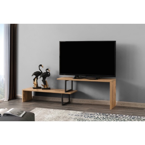 TV tafel OVIT 44x153 cm bruin/zwart