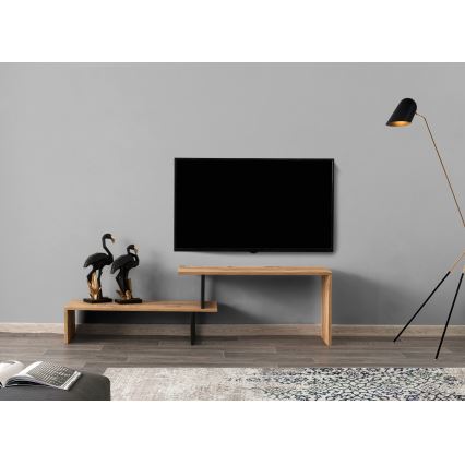 TV tafel OVIT 44x153 cm bruin/zwart