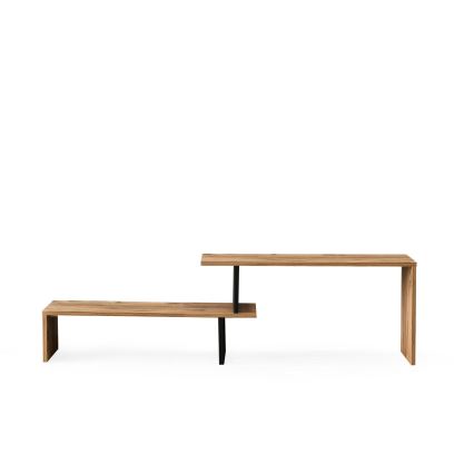 TV tafel OVIT 44x153 cm bruin/zwart