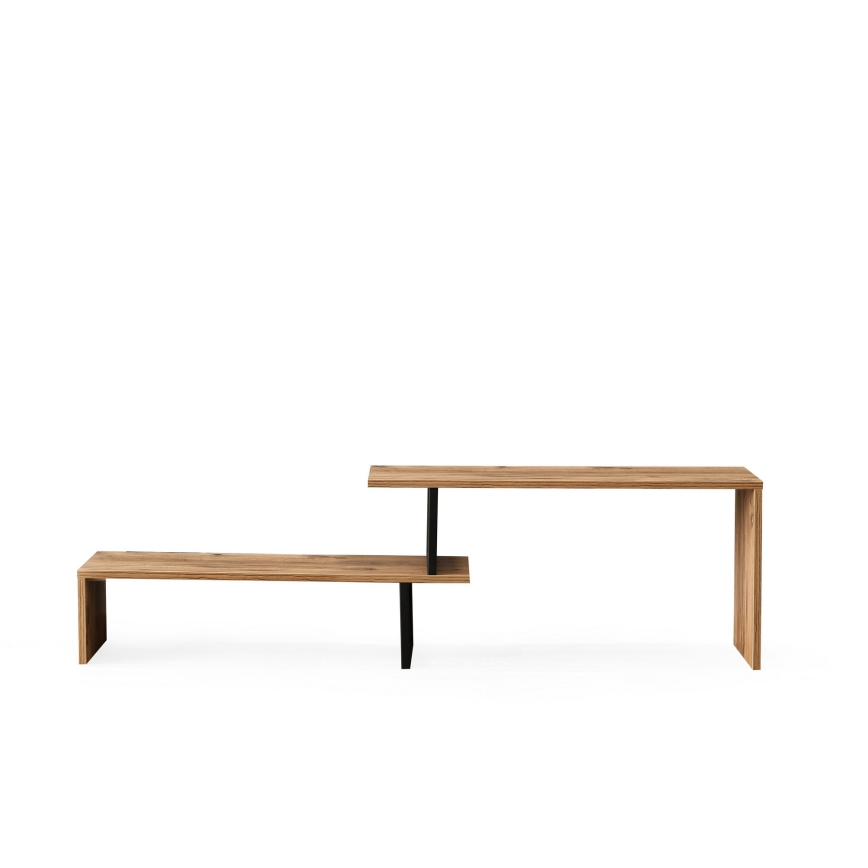 TV tafel OVIT 44x153 cm bruin/zwart