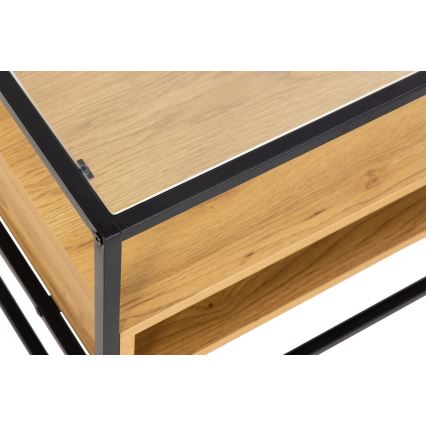 TV-tafel ZEIN eiken/zwart