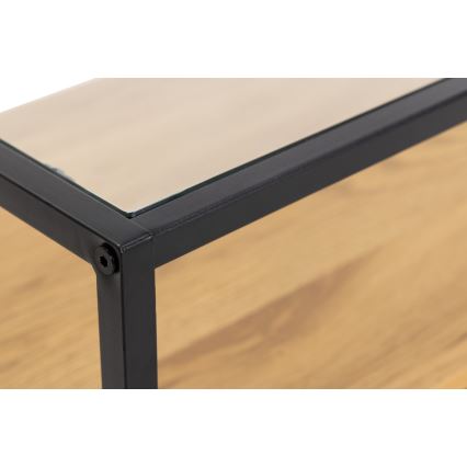TV-tafel ZEIN eiken/zwart