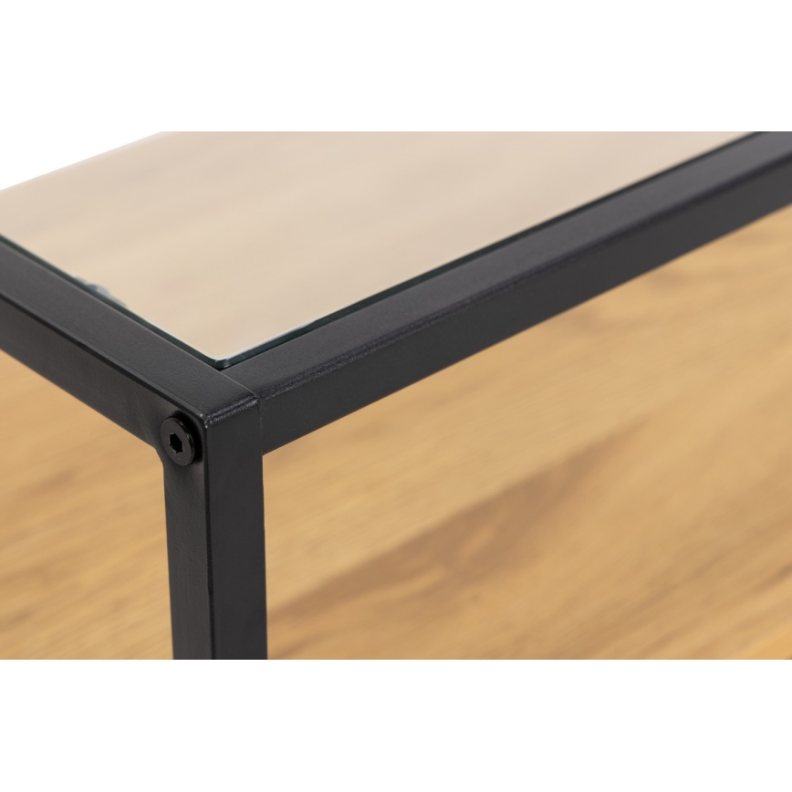 TV-tafel ZEIN eiken/zwart