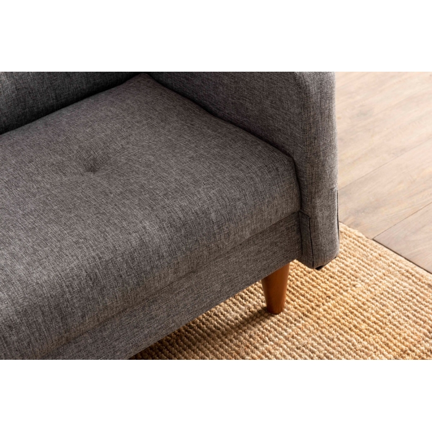 Twee-zitsbank NARA lichtgrijs