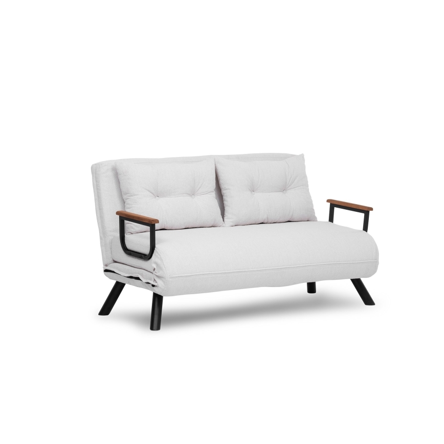 Tweepersoons slaapbank QIRA, wit