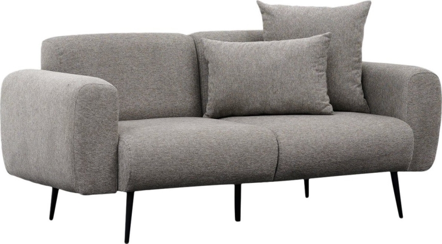 Tweepersoonsbank PISA lichtgrijs