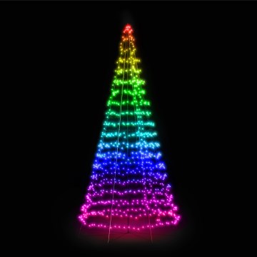 Twinkly - Arbre de Noël extérieur LED RGBW dimmable LIGHT TREE 1000xLED 6 m IP44 Wi-Fi