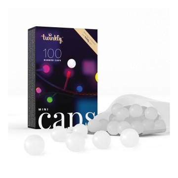 Twinkly - Decoratieve siliconen eindkappen MINI CAPS 100 st.