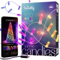 Twinkly - Guirlande LED RGB à intensité variable de Noël CANDIES 100xLED 8 m USB Wi-Fi