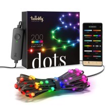 Twinkly - LED RGB Dimbare Strip voor Buiten DOTS 200xLED 13,5m IP44 WiFi