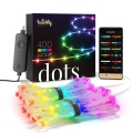 Twinkly - LED RGB Dimbare Strip voor Buiten DOTS 400xLED 23,5m IP44 WiFi