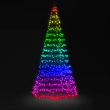 Twinkly - LED RGB Kerstboom voor Buiten LIGHT TREE 450xLED 3m IP44 Wi-Fi