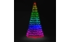 Twinkly - LED RGBW à intensité variable extérieur Sapin de Noël LIGHT TREE 450xLED 3m IP44 Wi-Fi
