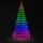 Twinkly - LED RGBW Dimbaar buitenshuis Kerstboom LIGHT TREE 450xLED 3m IP44 Wi-Fi