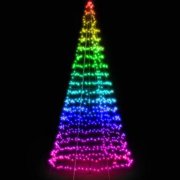 Twinkly - LED RGBW Dimbare buitenkerstboom LIGHT TREE 300xLED 2m IP44 Wi-Fi