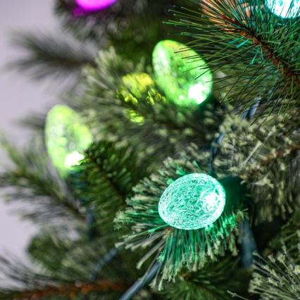 Twinkly - LED RGB Dimbare buitenkerstverlichting FACETED 40xLED 14,5 m IP44 Wi-Fi