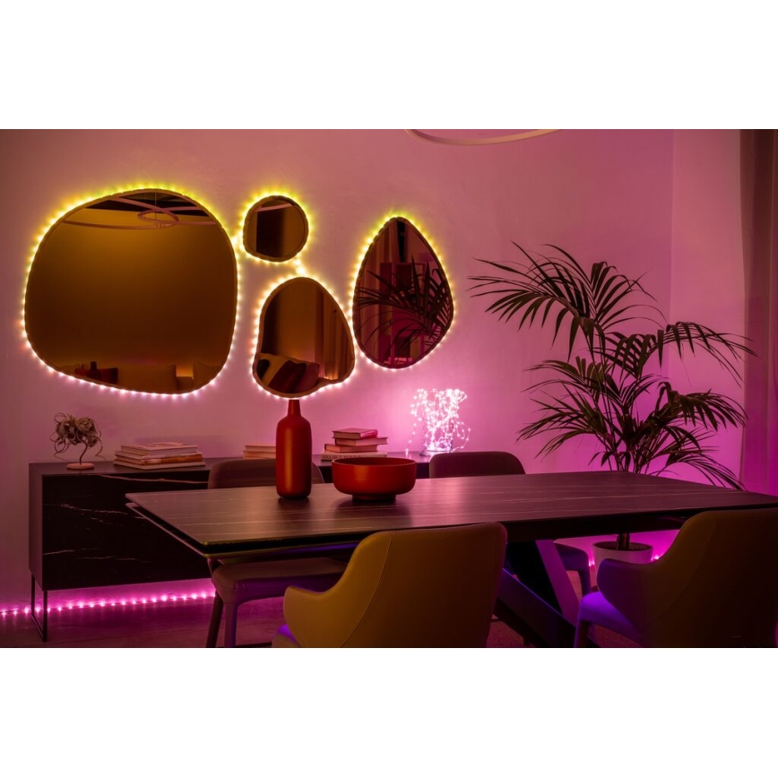 Twinkly TWD060STP-B - Ruban LED RGB  à intensité variable DOTS 60xLED 3 m Wi-Fi USB