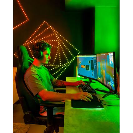 Twinkly - LED RGB Dimbare Kerstlichtsnoer DOTS 60xLED 7 m USB Wi-Fi