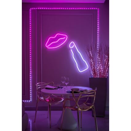 Twinkly - LED RGB Dimbare Kerstlichtsnoer DOTS 60xLED 7 m USB Wi-Fi