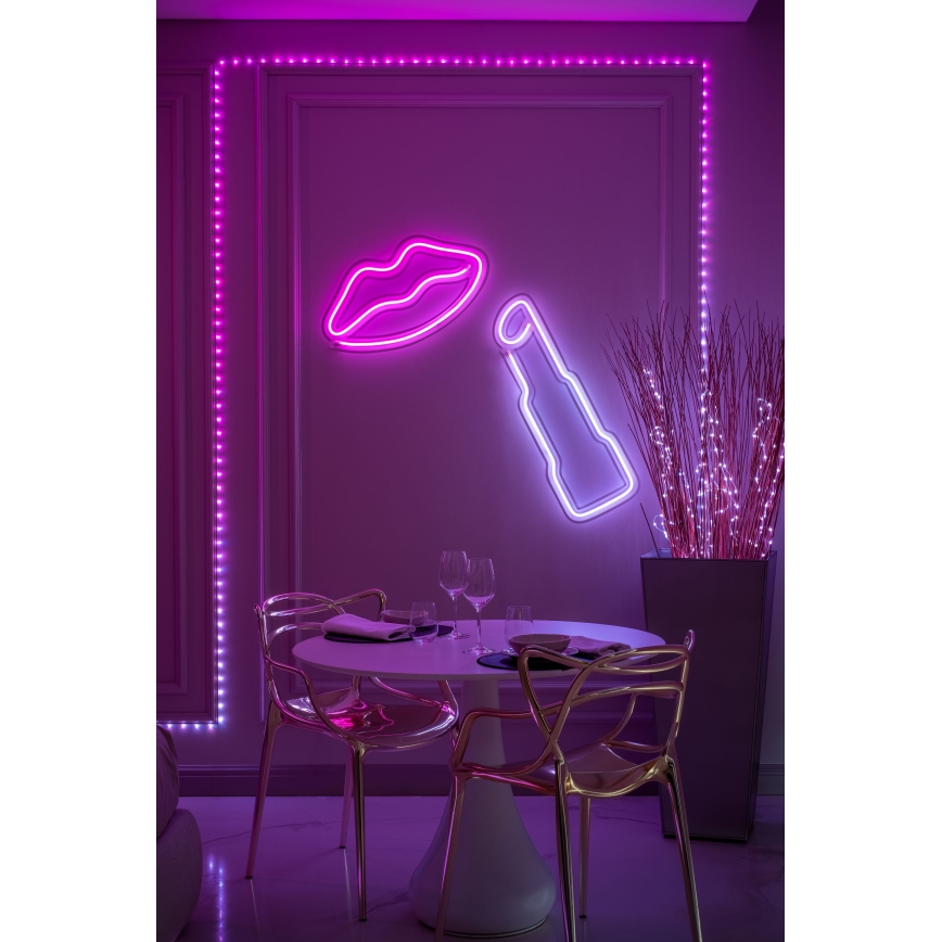Twinkly - LED RGB Dimbare Kerstlichtsnoer DOTS 60xLED 7 m USB Wi-Fi