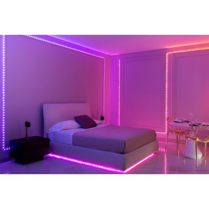 Twinkly - LED RGB Dimbare Kerstlichtsnoer DOTS 60xLED 7 m USB Wi-Fi