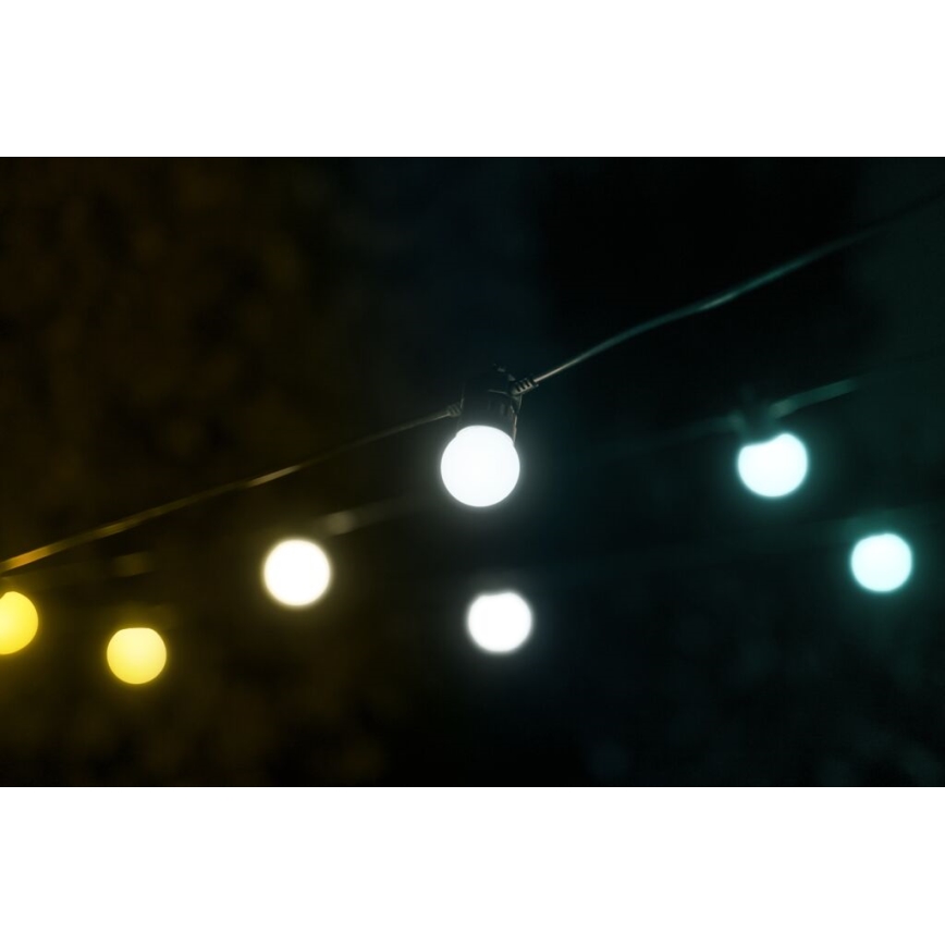 Twinkly - LED À intensité variable extérieur guirlande décorative FESTOON 20xLED 14m IP44 Wi-Fi