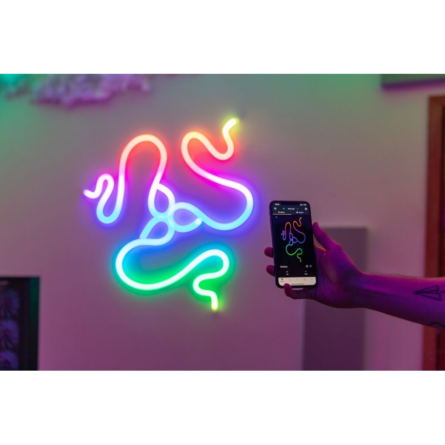 Twinkly - Ruban LED RGB à intensité variable FLEX 300xLED 3 m Wi-Fi