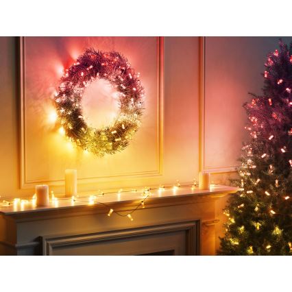 Twinkly - CANDIES RGB-dimbaar LED-lichtsnoer, 200 LEDs, 14 m, USB, Wi‑Fi