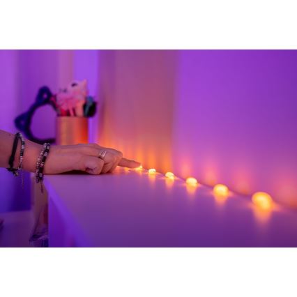 Twinkly - RGB LED dimbaar lichtsnoer CANDIES 100xLED 8 m USB Wi‑Fi