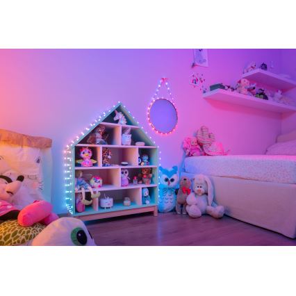 Twinkly - RGB LED dimbaar lichtsnoer CANDIES 100xLED 8 m USB Wi‑Fi