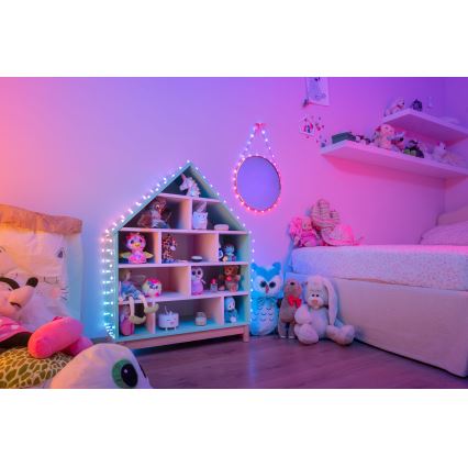 Twinkly - LED RGB Dimbaar Kerst lichtsnoer CANDIES 100xLED 8 m USB Wi-Fi