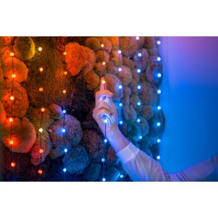 Twinkly - LED RGB Dimbaar Kerst lichtsnoer CANDIES 100xLED 8 m USB Wi-Fi