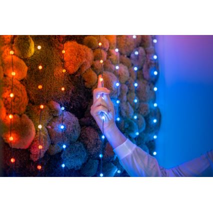 Twinkly - Guirlande de Noël LED RGB à intensité variable CANDIES 200xLED 14 m USB Wi-Fi